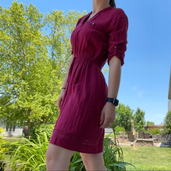 Cute maroon dress - Picture 2 of 8